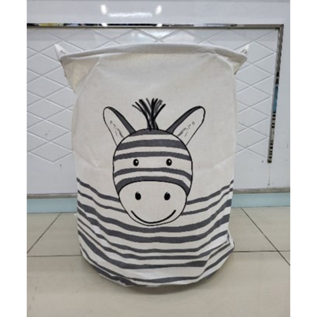 Cartoon Print Laundry Bucket