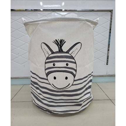 Cartoon Print Laundry Bucket