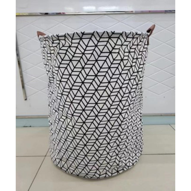 Cartoon Print Laundry Bucket