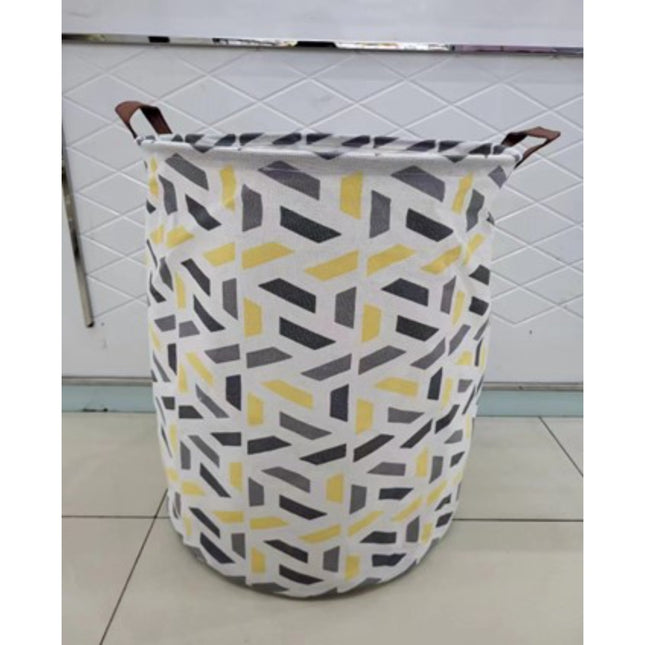 Cartoon Print Laundry Bucket