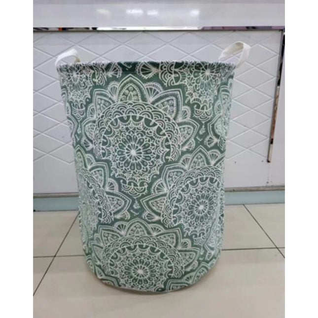 Cartoon Print Laundry Bucket