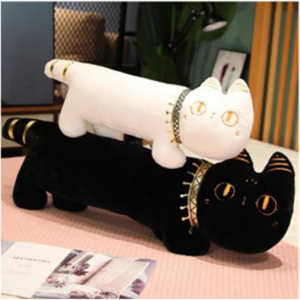 Bolster Black White Cat