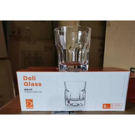 6Pcs 165Ml Glass Cups