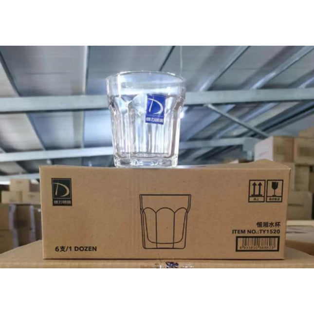 6Pcs 165Ml Glass Cups