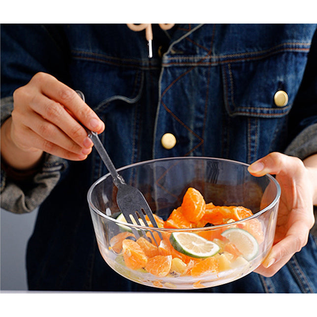 Glass Salad Bowl