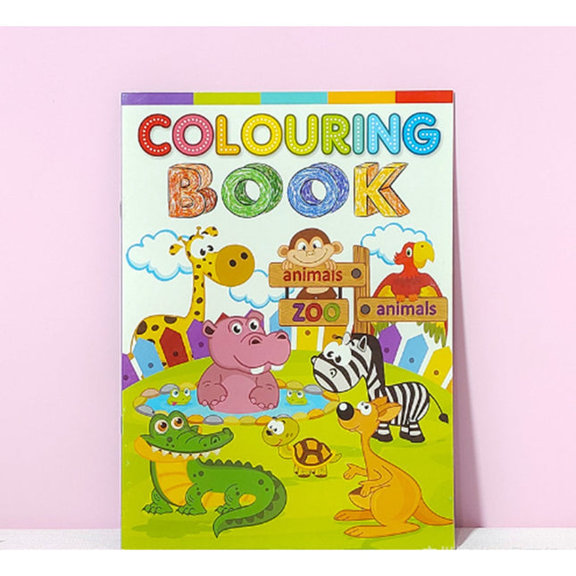 16Page Coloring Book With Stickers