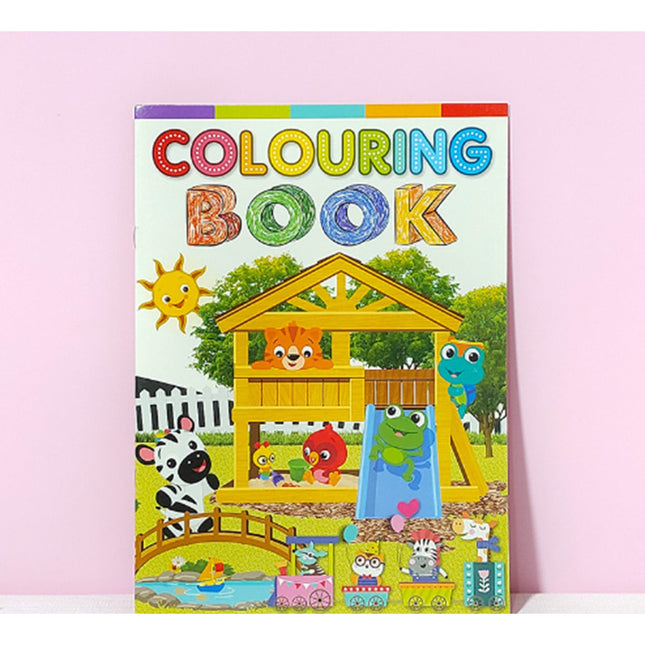 16Page Coloring Book With Stickers