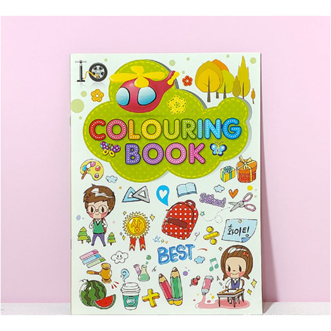 16Page Coloring Book With Stickers