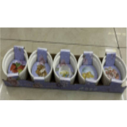 5Pcs Ceramic Sweet Bowl