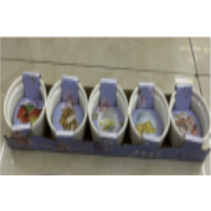 5Pcs Ceramic Sweet Bowl