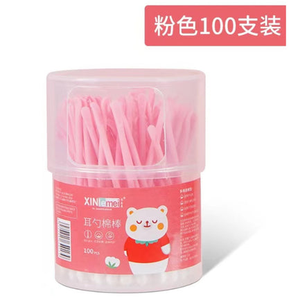 100Pcs Swab And Ear Spoon