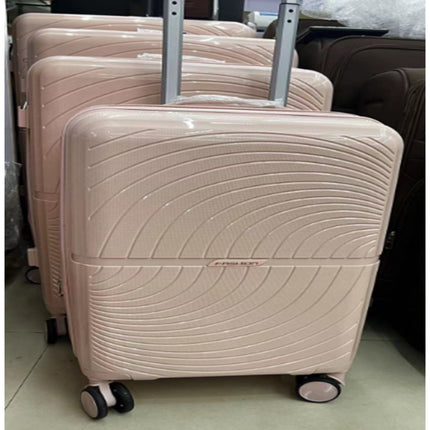 3Pcs Pp Double Zipper Luggage Set