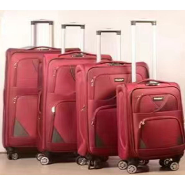 29" Fabric Luggage red