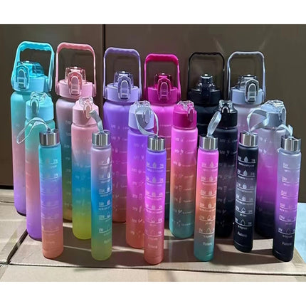 3Pcs Plastic Water Bottle