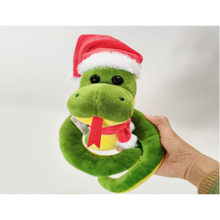 Christmas snake plush toy