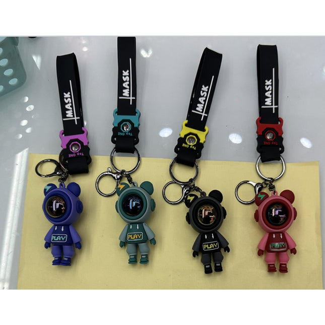 Mask Bear Keychain