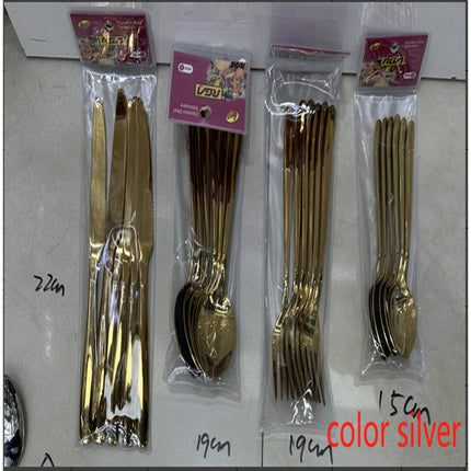 6pcs Silver color   Fork