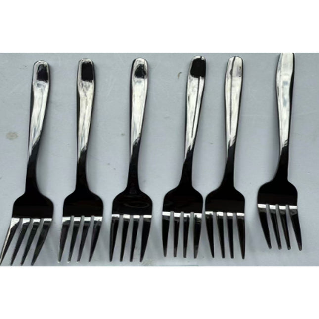 6pcs Black color   Fork