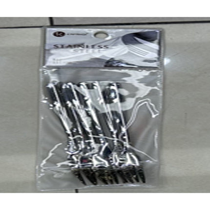 6pcs Silver Fruit Fork