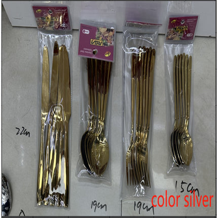 6pcs Silver color Knife