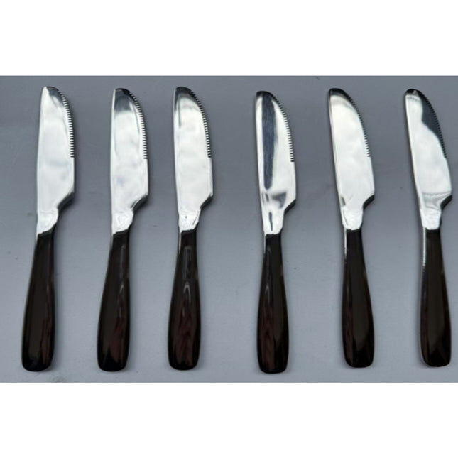 6pcs Silver color Knife
