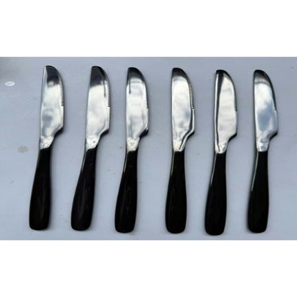 6pcs Black color Knife