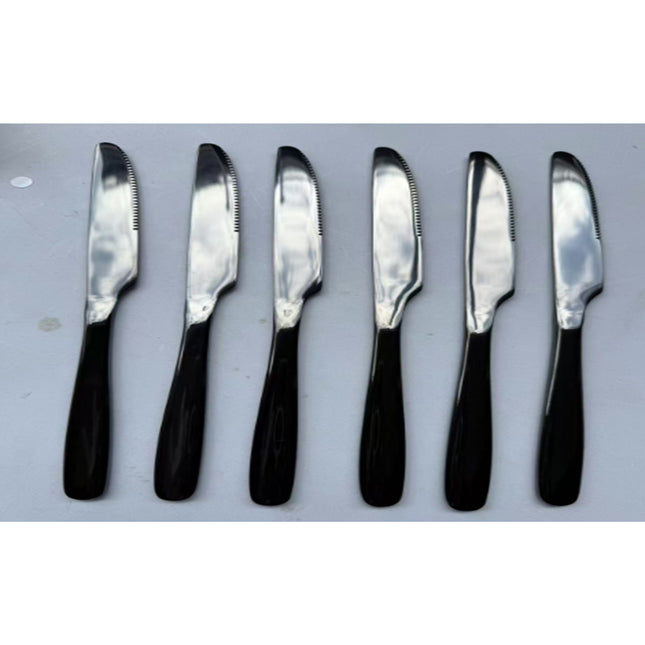 6pcs Black color Knife