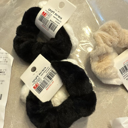 2pcs Furry Hair Ties