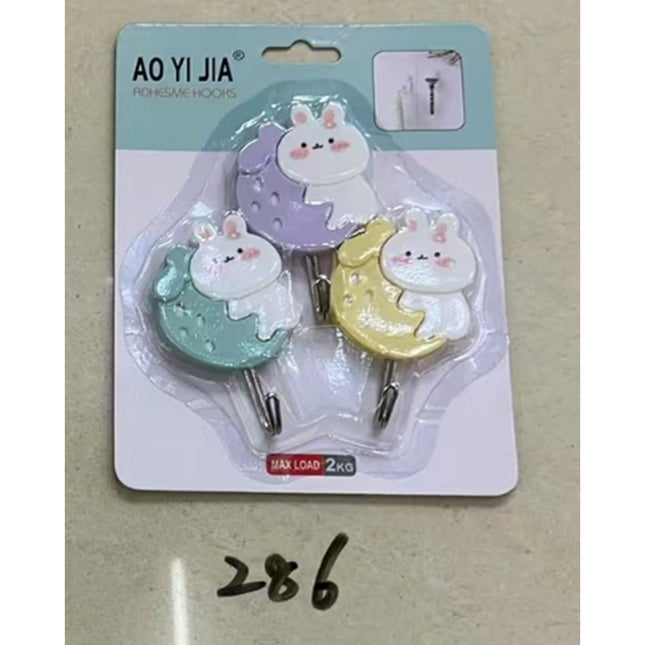 3pcs Rabbit Sticky Hook