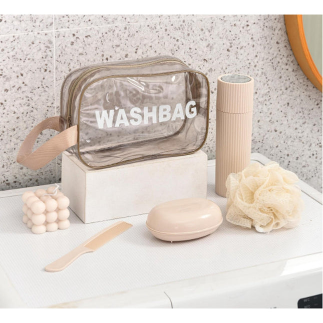 Toothbrush Covers With Washing Bag Set