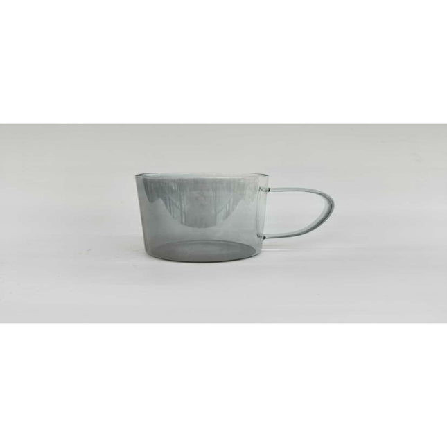 Grey Glass Cup