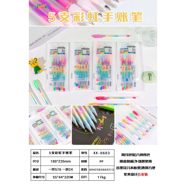 5pcs Color Pen