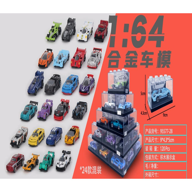 1:64 alloy car model - 24 models