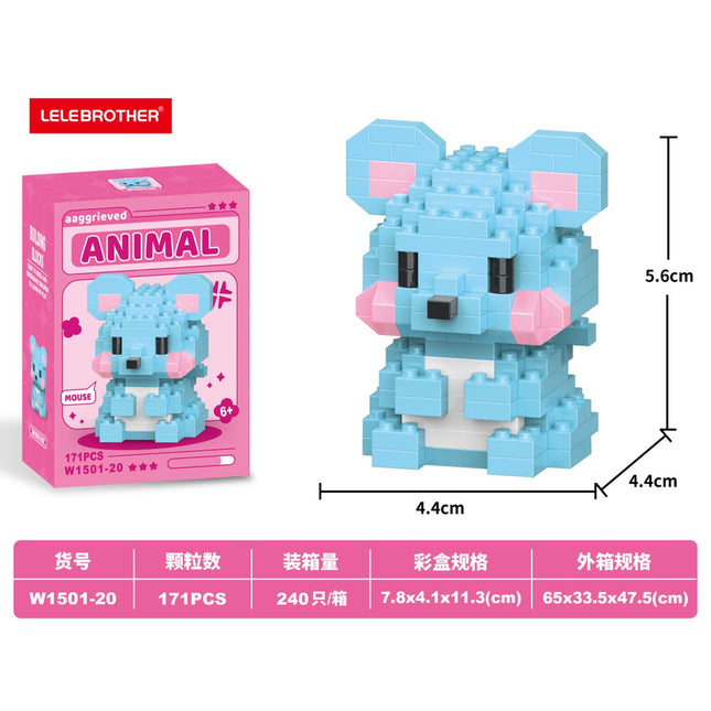 Blue Mouse 171PCS
