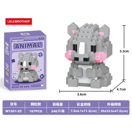 Rhinoceros 167PCS