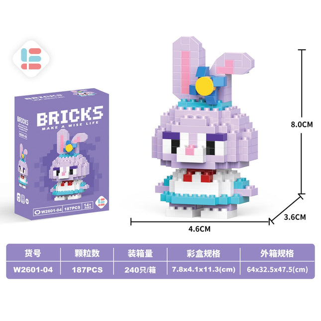 Daidai Rabbit 187PCS