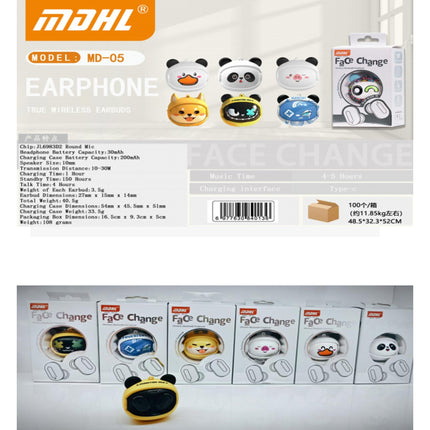 Face Change Wireless Bluetooth Earphone