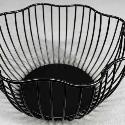 Black Iron Fruit Basket