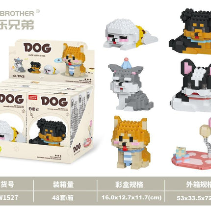 Dog display box 2 (6 mixed) low-priced impulse version