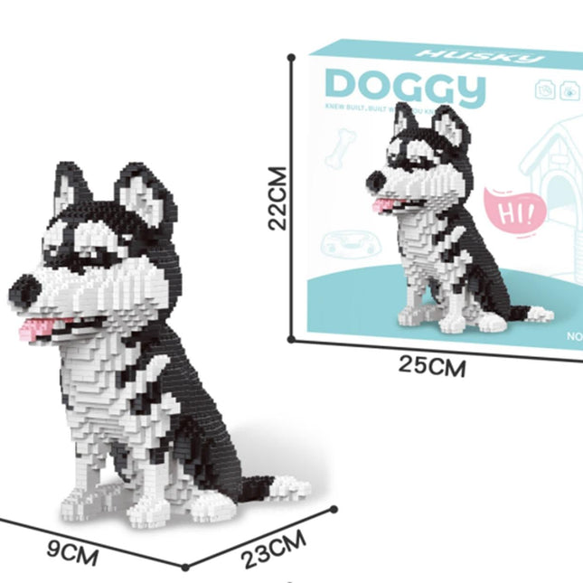 Sitting Husky