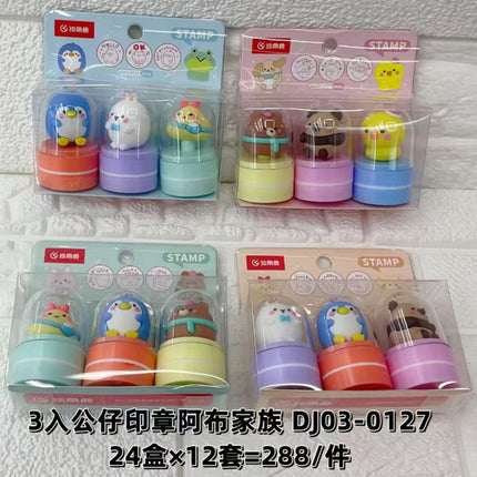 3pcs Stamp set
