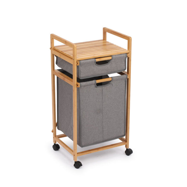 2-Tier Bamboo Frame Storage Orgainzer