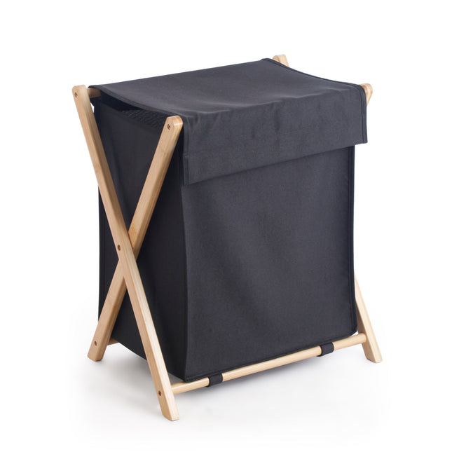 Laundry Hamper With Bamboo Frame