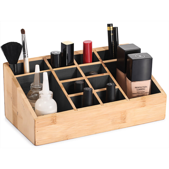 Bamboo Make-Up Organizer