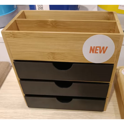 Bamboo Make-Up Organizer