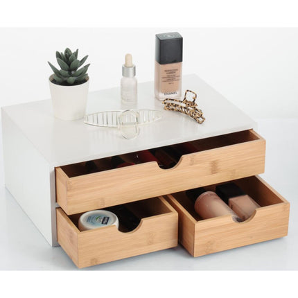 Bamboo Makeup Organizer