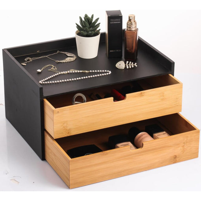 Bamboo Make-Up Organizer