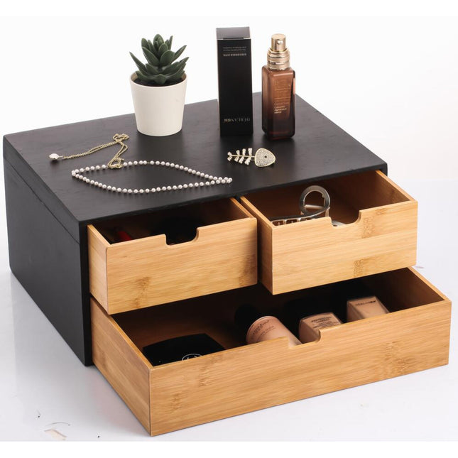 Bamboo Make-Up Organizer