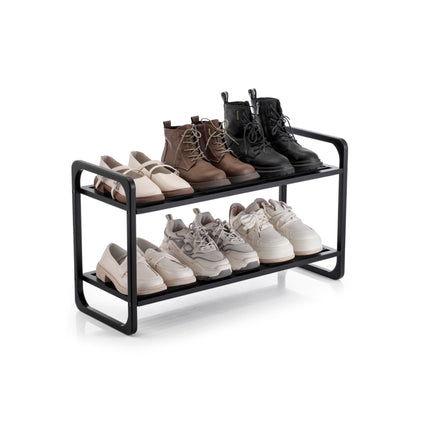 2-Tier Bamboo Shoe Rack