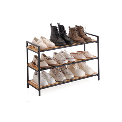 3 Tier Bamboo Shoe Rack